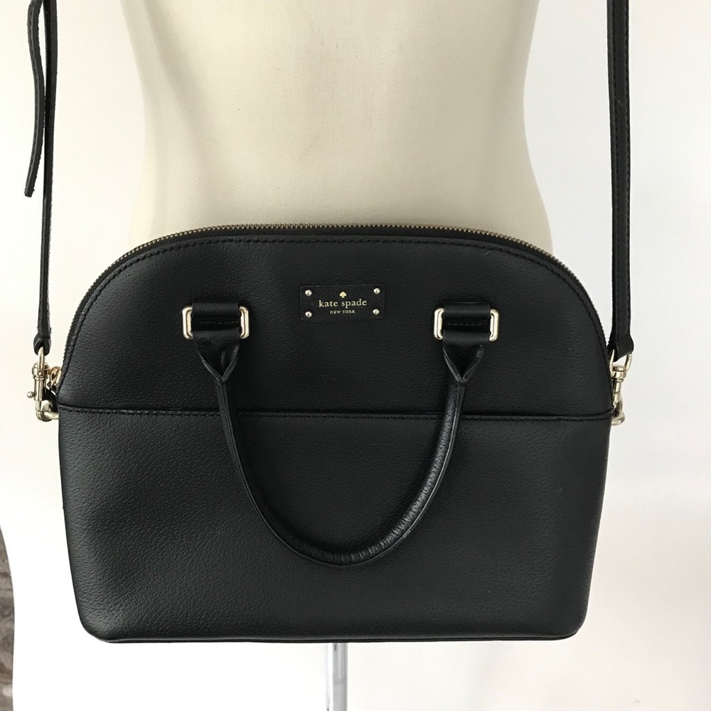 Kate Spade Wellesley Rachelle Satchel Tote Bag Black W/Strap